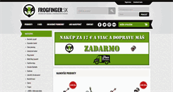 Desktop Screenshot of frogfinger.sk